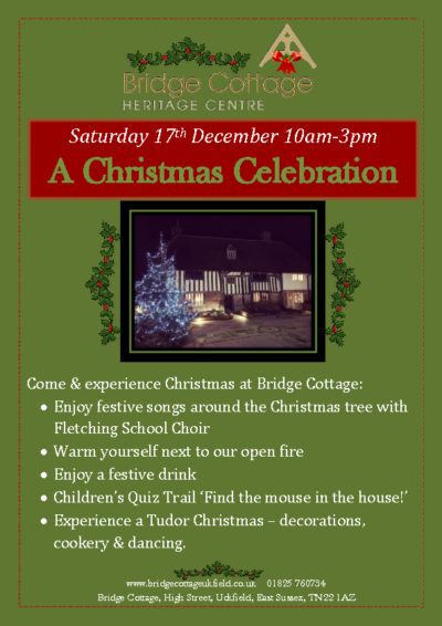Christmas at Bridge Cottage on 17th Dec