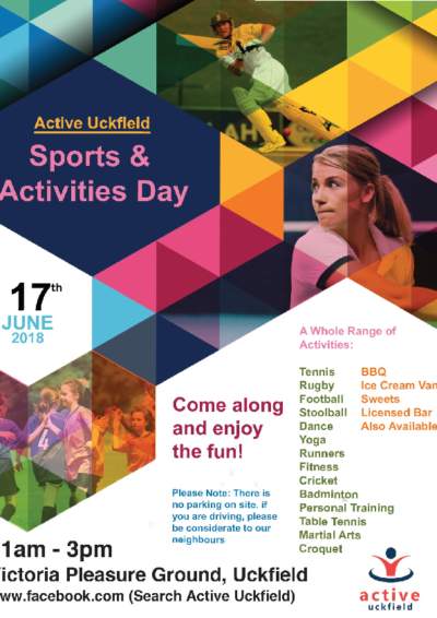 Uckfield Active Sports & Activities Day on 17th June