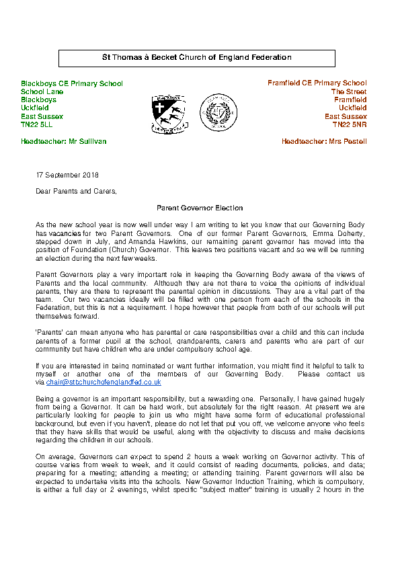 Parent Governor Election