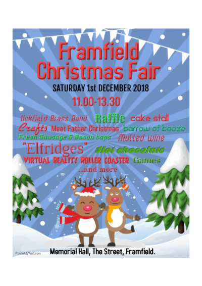 Christmas Fair on 1st December