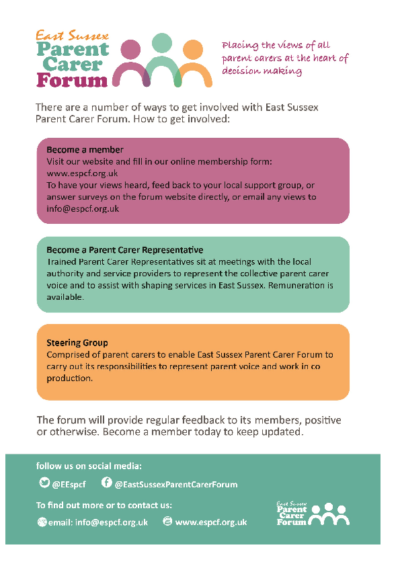 East Sussex Parent Carer Forum