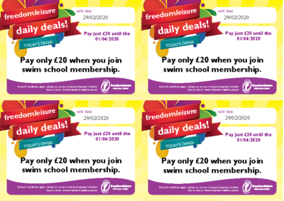 Freedom Leisure Swimming Lessons Offer 1