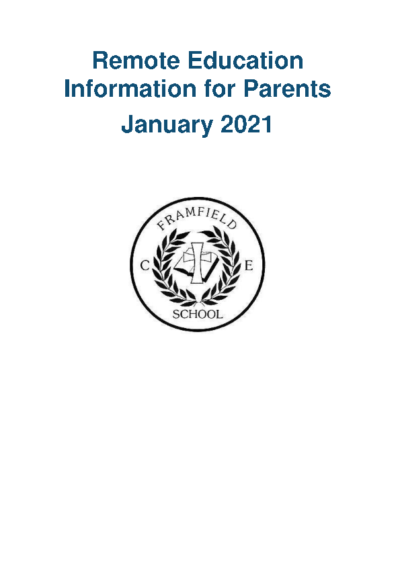 Remote Education Information for Parents
