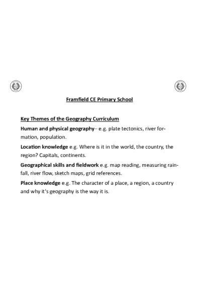 Geography – Key Themes