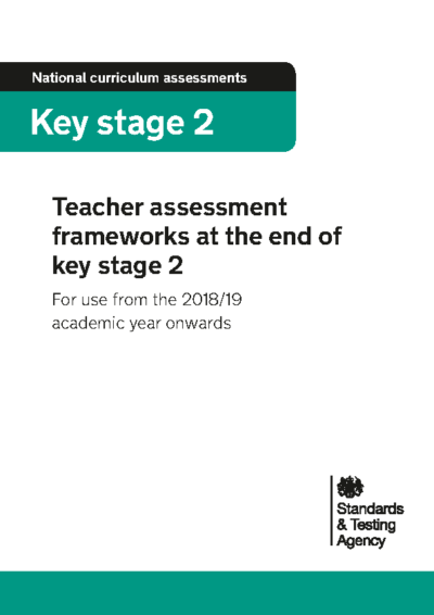 Teacher assessment frameworks at the end of key stage 2