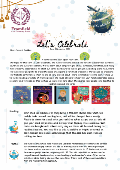 Term 2 2025/26 – Let’s Celebrate