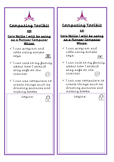 Computing Toolkit – KS1