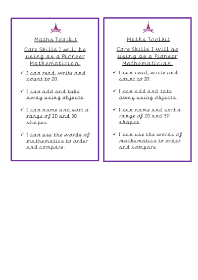 Maths Toolkit – EYFS