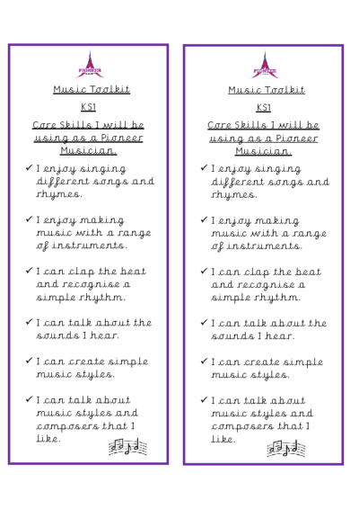 Music Toolkit – KS1
