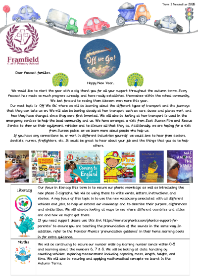 Term 3 2025/26 – Off We Go!