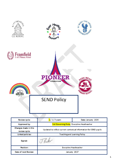 SEND Policy – DRAFT