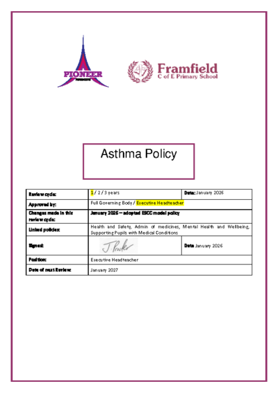 Asthma Policy